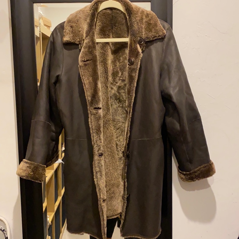 Reversible lambskin leather